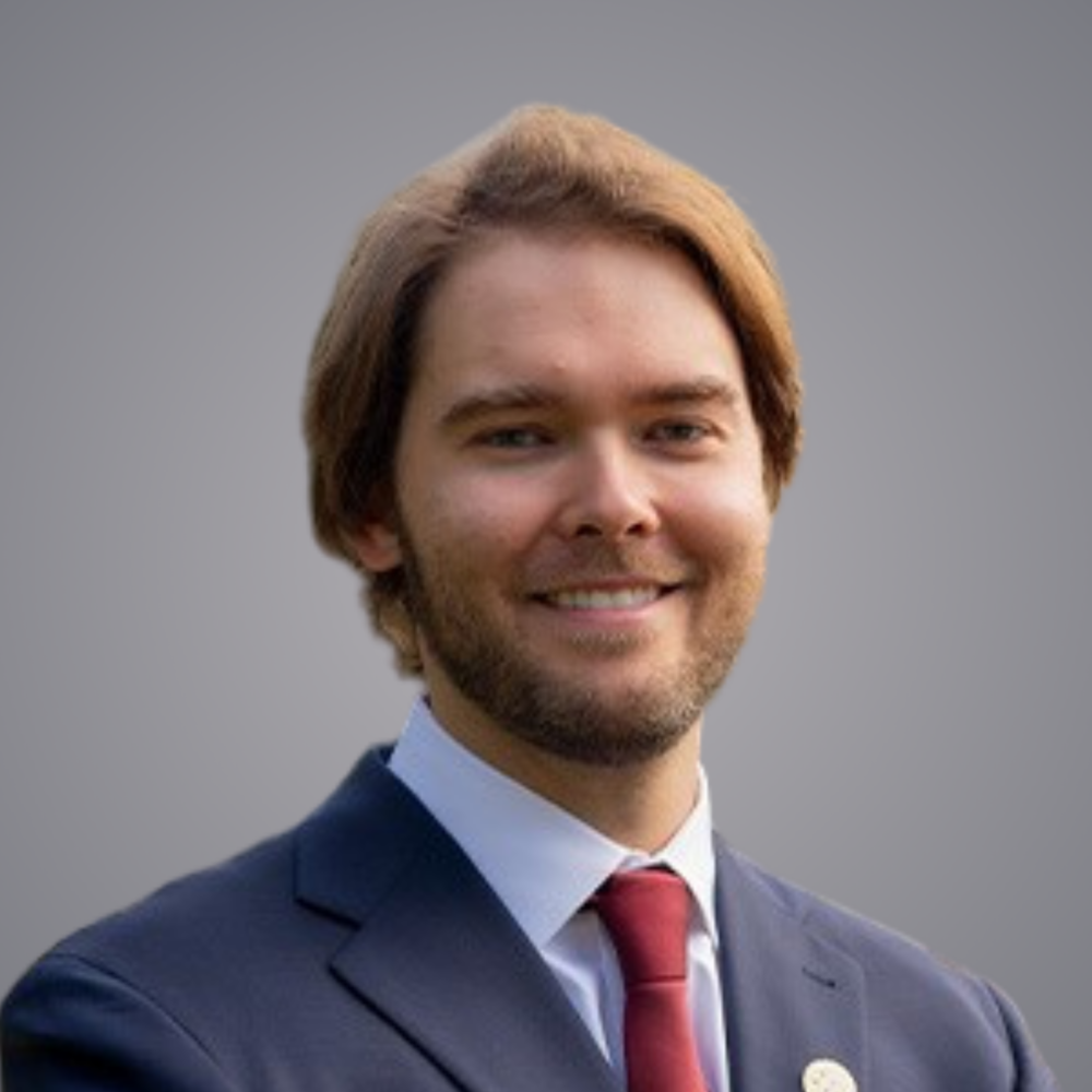 Smiling man in a suit